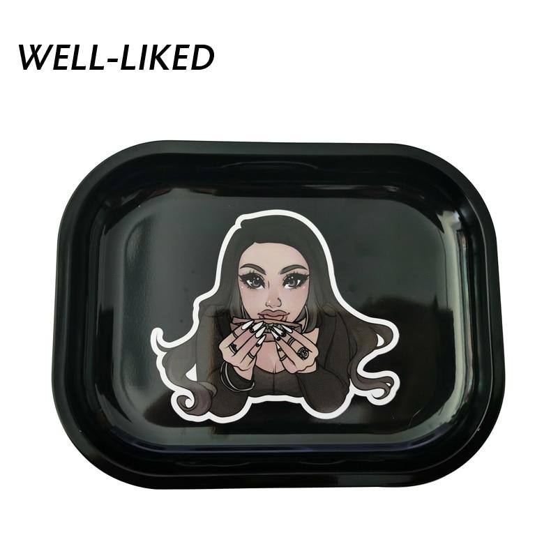 Girl Rolling on Rolling Tray