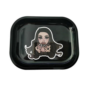 Girl Rolling on Rolling Tray