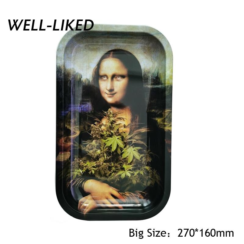Mona Lisa Rolling Tray- BIG SIZE